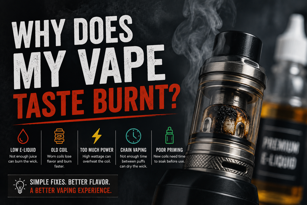 Why Does My Vape Taste Burnt?