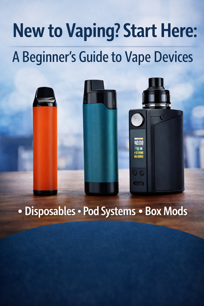 New to Vaping? Start Here: A Beginner’s Guide to Vape Devices