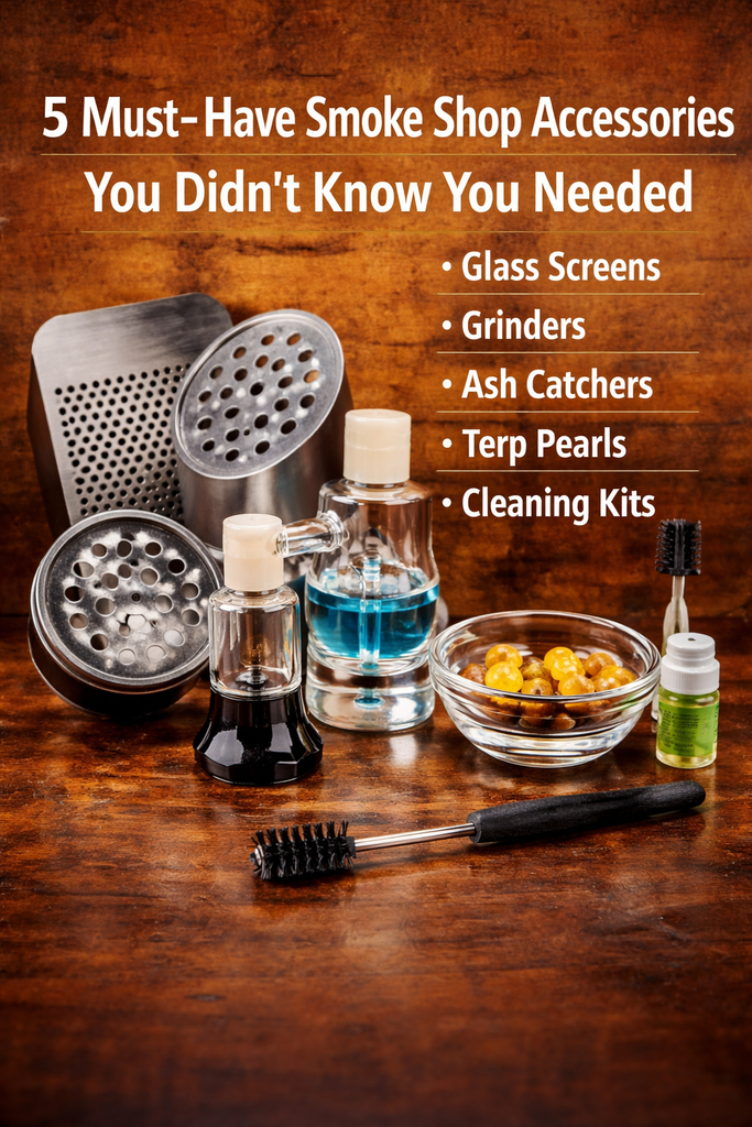 5 Must-Have Smoke Shop Accessories You Didn’t Know You Needed