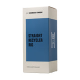 Human Grade 10.25" Straight Recycler Glass Water Pipe