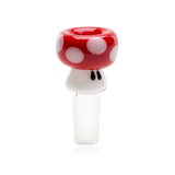 Empire Glass Works Red Mushroom Bowl